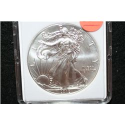 2012 Silver Eagle $1, MCPCG graded MS70