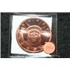 Image 1 : 2011 Copper Round, .999 fine 1 oz.