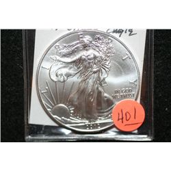 2012 Silver Eagle $1