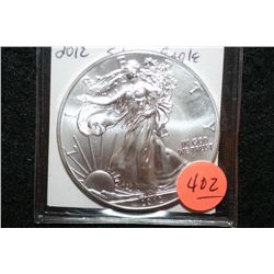 2012 Silver Eagle $1