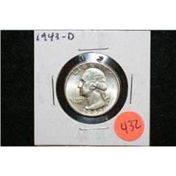 1943-D Washington quarter