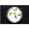 Image 2 : Green Stones, lot of 5