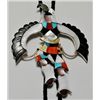 Image 1 : Zuni Multi-Stone Kachina Sterling Silver Bolo Tie - Jonathan Beyuka