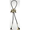 Image 3 : Zuni Golden Mother of Pearl Inlay Thunderbird Bolo - Rosie Tekala