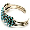 Image 2 : Zuni Turquoise Sterling Silver Bracelet - Wayne Johnson