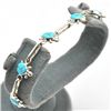 Image 1 : Zuni Turquoise Turtle Link Bracelet