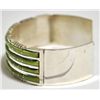 Image 2 : Zuni Gaspeite Sterling Silver Cuff Bracelet - Sheldon Lalio