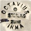 Image 3 : Zuni Turquoise Needlepoint Sterling Silver Cuff Bracelet - Octavius & Irma Seowtewa