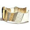 Image 2 : Navajo Sugilite 14k Gold Sterling Silver Cuff Bracelet - Marc Antia