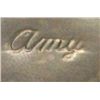 Image 3 : Zuni Turquoise Inlay Sterling Silver Cuff Bracelet - Amy Quandelacy