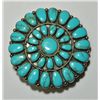 Image 1 : Navajo Turquoise Smooth 32-Stone Buckle