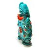Image 2 : Zuni Turquoise & Coral Fetish - Claudia Peina