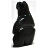 Image 2 : Zuni Black Jet Standing Bear Fetish - Michael Laweka
