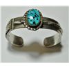 Image 1 : Old Pawn Turquoise Sterling Silver Cuff Bracelet