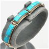 Image 1 : Dead Pawn Turquoise Sterling Silver Link Bracelet - C.W.