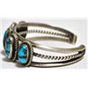 Image 2 : Old Pawn Turquoise Sterling Silver Cuff Bracelet