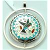 Image 1 : Zuni Multi-Stone Spinner Bird and Hummingbird Medium Pendant - Sammy & Esther Guardian