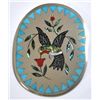 Image 1 : Zuni Multi-Stone Hummingbird Sterling Silver Pendant & Pin - Dennis & Nancy Edaakie