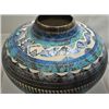 Image 3 : Navajo Turquoise Stone Dragon Etched Pottery - Myron Charley