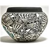 Image 2 : Acoma Pueblo Green Turtle Etched Pottery - Jae
