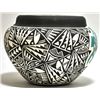 Image 4 : Acoma Pueblo Green Turtle Etched Pottery - Jae