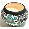 Image 5 : Acoma Pueblo Green Turtle Etched Pottery - Jae