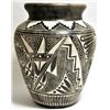 Image 4 : Navajo Etched & Painted Hummingbird Pottery - Everson Whitegoat