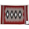 Image 1 : Navajo Red & White Rug - Glorilene Harrison