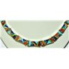 Image 2 : Navajo Multi-Stone Design Necklace & Earrings Set - Calvin Begay