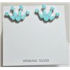 Image 4 : Zuni Turquoise Sterling Silver Necklace & Earrings Set - Fadrian & Vivica Bowannie