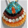 Image 2 : Old Pawn Santo Domingo Multi-Stone Shell Necklace