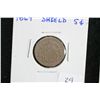 Image 1 : 1869 Shield Nickel