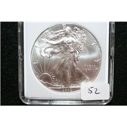 2012 Silver Eagle $1, MCPCG graded MS70