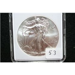2012 Silver Eagle $1, MCPCG graded MS70