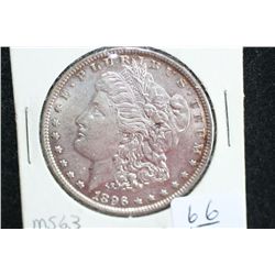 1896 Silver Morgan $1, MS63