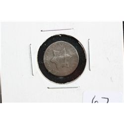 1851 Three Cent piece