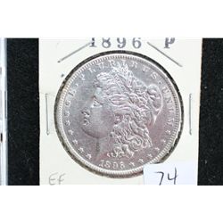 1896 Silver Morgan $1, EF