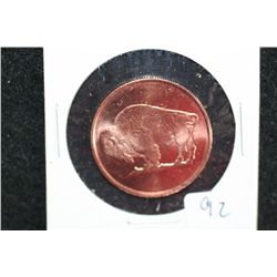 2011 Copper Round, .999 fine 1/4 oz.