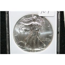 2012 Silver Eagle $1, MCPCG graded MS70