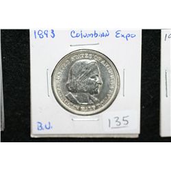 1893 US Columbian half dollar, Columbian Expo, BU