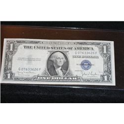 1935-D US Silver Certificate $1, Blue Seal, #G07633626F