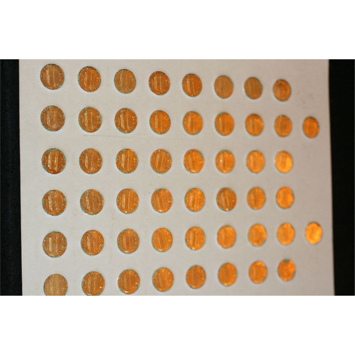 1974 Land of the USA State penny collection, complete