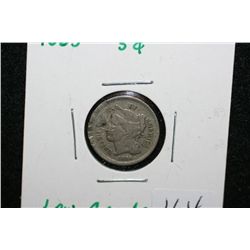 1865 Three Cent Piece, low grade