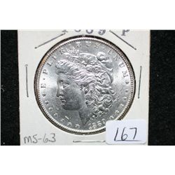 1889 Silver Morgan $1, MS63