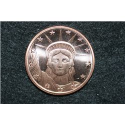 2011 Copper Round, .999 fine 1 oz.