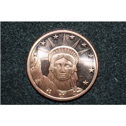 2011 Copper Round, .999 fine 1 oz.