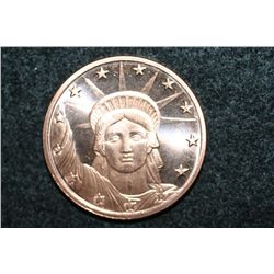 2011 Copper Round, .999 fine 1 oz.