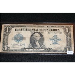 1923 US Silver Certificate Lrg $1, Blue Seal, #A28977200B