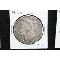 1891-CC Silver Morgan $1