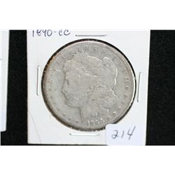 1890-CC Silver Morgan $1